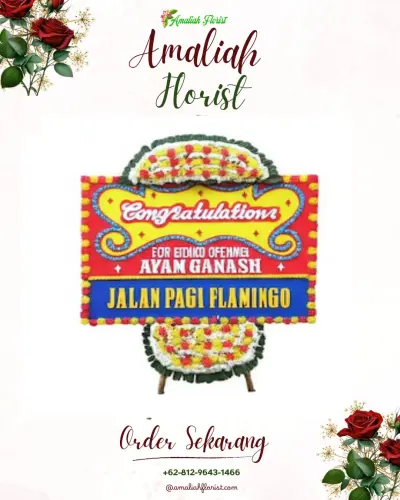 Bunga Papan Congratulation di Sasana Budaya Ganesa (sabuga) Itb